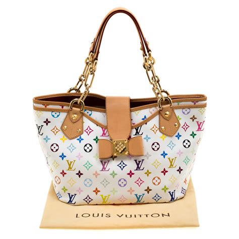 white multicolor lv bag|lv multicolor monogram bag.